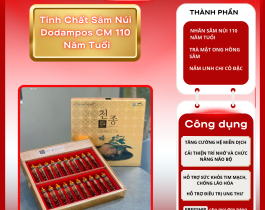 Tinh chất Sâm núi Dodampos CM 110 năm tuổi - Sức mạnh tự nhiên từ VBT Korea