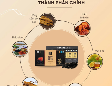 Nước hắc sâm đông trùng hạ thảo Nature Farm 30 gói x 12g (Thùng 10 hộp)