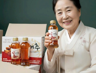 NƯỚC HỒNG SÂM CHAI NGUYÊN CỦ & TÁO ĐỎ HÀN QUỐC