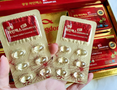 Tinh Dầu Thông Đỏ Kwangdong Hàn Quốc 120 viên