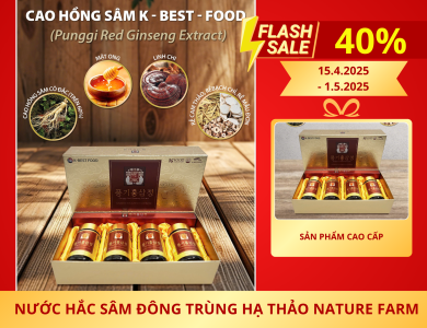 Cao Hồng Sâm Cô Đặc K-Best Food Hàn Quốc (Hộp 4 lọ)