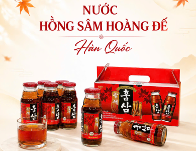 Nước hồng sâm Hoàng đế (180 ml x 12 chai)
