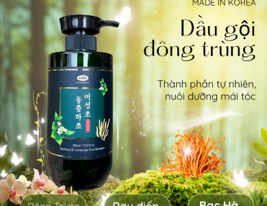 Dầu Gội Đông Trùng Hạ Thảo Diếp Cá Nature Beauty 500ml ( thùng 30 chai)