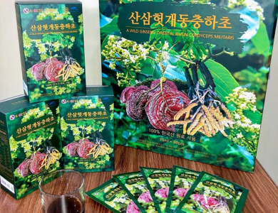 Nước Bổ Gan Giải Rượu Sâm Núi - Đông Trùng Hạ Thảo K-BEST