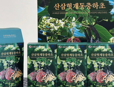 Nước Bổ Gan Giải Rượu Sâm Núi - Đông Trùng Hạ Thảo K-BEST