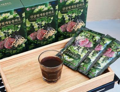 Nước Bổ Gan Giải Rượu Sâm Núi - Đông Trùng Hạ Thảo K-BEST