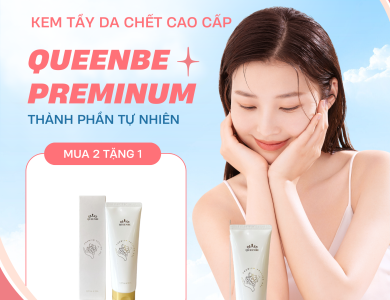 Kem tẩy da chết cao cấp Queenbe preminum (Thùng 50 lọ)