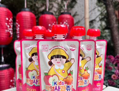 Nước lê táo hồng sâm (Hộp 10 túi x 90 ml)