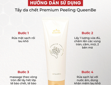 Kem tẩy da chết cao cấp Queenbe preminum (Thùng 50 lọ)
