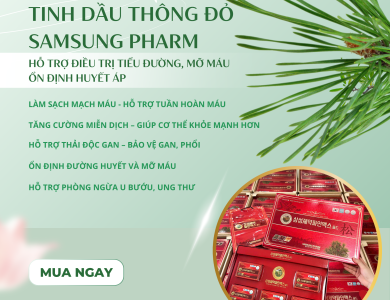 Tinh Dầu Thông Đỏ Samsung Pharm Pine Max Gold