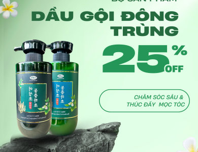 Dầu Gội Đông Trùng Hạ Thảo Diếp Cá Nature Beauty 500ml ( thùng 30 chai)