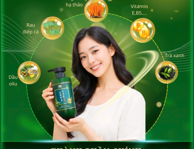 DẦU XẢ ĐÔNG TRÙNG HẠ THẢO DIẾP CÁ NATURE BEAUTY 500 ML (THÙNG 30 CHAI ) 