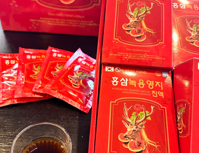 Nước hồng sâm linh chi nhung hươu 30 gói x 70ml (Thùng 6 hộp)