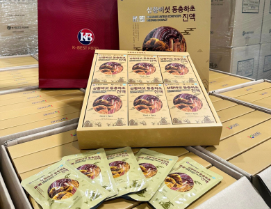 Nấm thượng hoàng đông trùng hạ thảo K-Best food 30 gói * 70ml (Thùng 6 hộp)