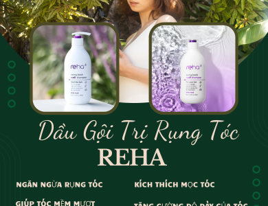 Dầu gội trị rụng tóc Reha xạ hương 500ml (Thùng 20 chai)