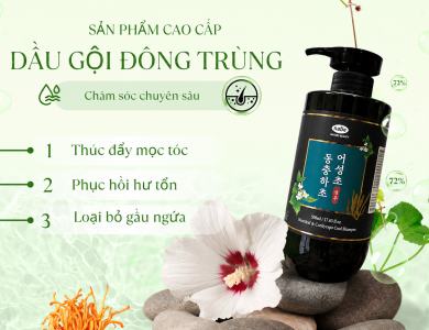 Dầu Gội Đông Trùng Hạ Thảo Diếp Cá Nature Beauty 500ml ( thùng 30 chai)