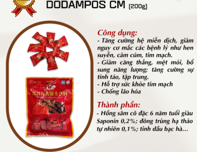 Kẹo Nhân Sâm Đông Trùng Hạ Thảo Dodampos - 