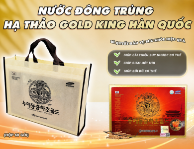 Nước Đông Trùng Hạ Thảo Kanghwa Hộp Gỗ 60 Gói