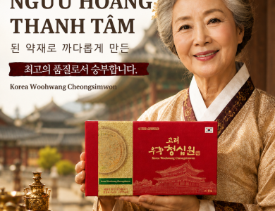 AN CUNG NGƯU HOÀNG THANH TÂM BIO APGOLD – WOOHWANG CHEONGSIMWON (HỘP GIẤY 10 VIÊN)