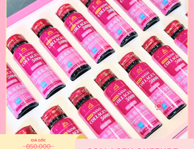 Nước uống premium nano collagen queenbe 5000MG
