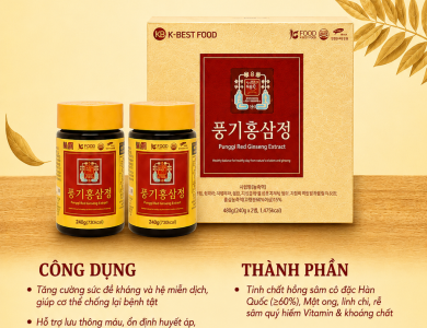 Cao Hồng Sâm Cô Đặc K-Best Food Hàn Quốc (Hộp 2 lọ)