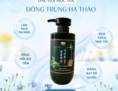 Dầu Gội Đông Trùng Hạ Thảo Diếp Cá Nature Beauty 500ml ( thùng 30 chai)