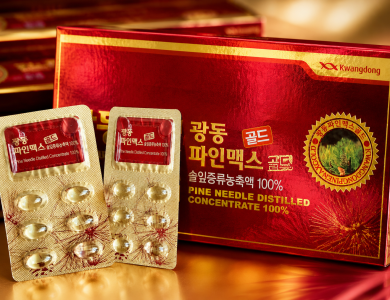 Tinh Dầu Thông Đỏ Kwangdong Hàn Quốc 120 viên