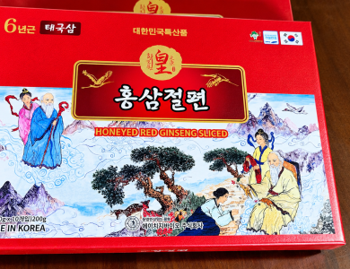 HỒNG SÂM LÁT TẨM MẬT ONG HÀN QUỐC ÔNG TIÊN (HỘP 200 GR)