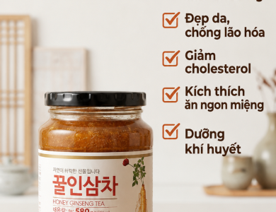 MỨT SÂM MẬT ONG DORAEWON HÀN QUỐC (LỌ 580G)