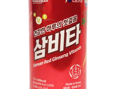 NƯỚC UỐNG HỒNG SÂM VITAMIN HÀN QUỐC SAMIYA (thùng 30 lon x 175ml)