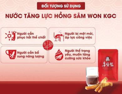 Nước hồng sâm Won KGC Jung Kwan Jang Hàn Quốc (70ml x 30 gói) 