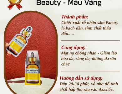 Mặt nạ tinh chất Nature Beauty Anti Wrinkle (30ml*10 miếng)