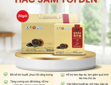 Nước hắc sâm tỏi đen Hàn Quốc ( 20 gói x 70ml)