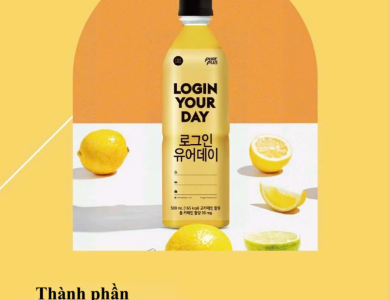 NƯỚC TĂNG LỰC HÀN QUỐC LOGIN YOUR DAY (THÙNG 10 CHAI x500 ML)
