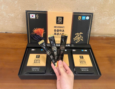 Nước hắc sâm đông trùng hạ thảo Nature Farm 30 gói x 12g (Thùng 10 hộp)