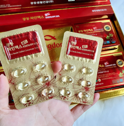 Tinh Dầu Thông Đỏ Kwangdong Hàn Quốc 120 viên