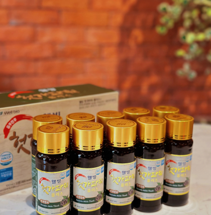 Bổ gan giải rượu well bio 10 chai x 100ml (Thùng 10 hộp)