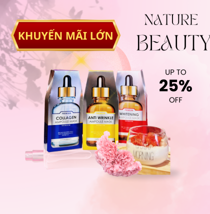 Mặt Nạ Tinh Chất Nature Beauty Premium Ampoule Mask