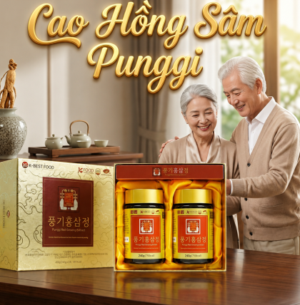Cao Hồng Sâm Cô Đặc K-Best Food Hàn Quốc (Hộp 2 lọ)