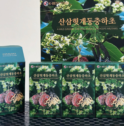 Nước Bổ Gan Giải Rượu Sâm Núi - Đông Trùng Hạ Thảo K-BEST