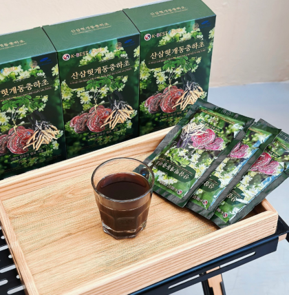 Nước Bổ Gan Giải Rượu Sâm Núi - Đông Trùng Hạ Thảo K-BEST