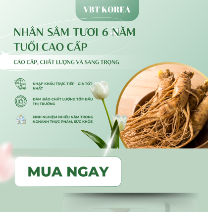 Sâm tươi hàn quốc cao cấp 6 năm tuổi