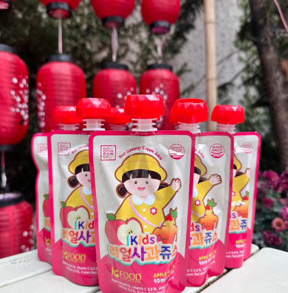 Nước lê táo hồng sâm (Hộp 10 túi x 90 ml)