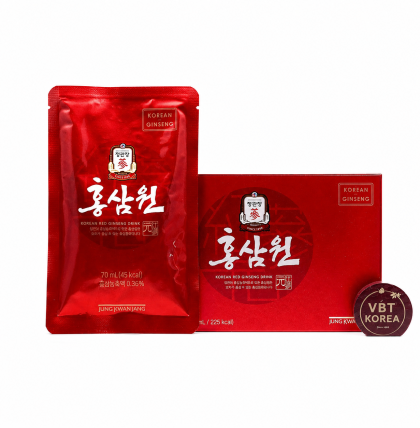 Nước hồng sâm Won KGC Jung Kwan Jang Hàn Quốc (70ml x 30 gói) 