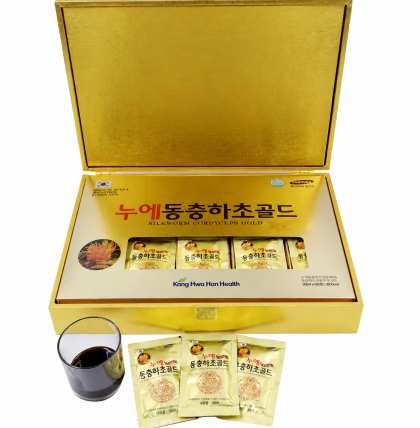 Nước Đông Trùng Hạ Thảo Kanghwa Hộp Gỗ 60 Gói