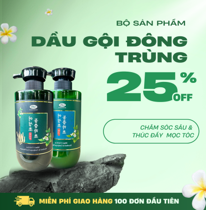 Dầu Gội Đông Trùng Hạ Thảo Diếp Cá Nature Beauty 500ml ( thùng 30 chai)