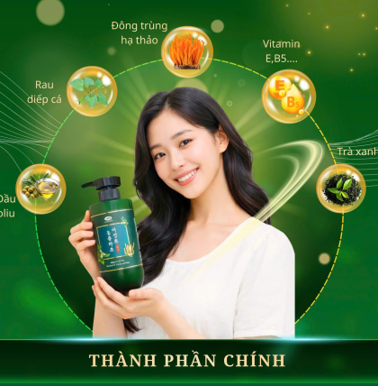 DẦU XẢ ĐÔNG TRÙNG HẠ THẢO DIẾP CÁ NATURE BEAUTY 500 ML (THÙNG 30 CHAI ) 