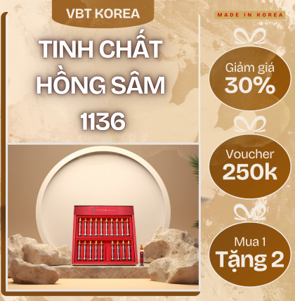 Tinh Chất Hồng Sâm Dodampos CM Saponin 1136 (20 ống x 20ml)