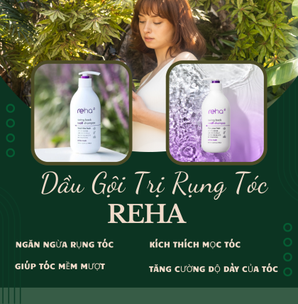 Dầu gội trị rụng tóc Reha xạ hương 500ml (Thùng 20 chai)