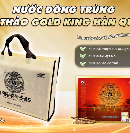 Nước Đông Trùng Hạ Thảo Kanghwa Hộp Gỗ 60 Gói